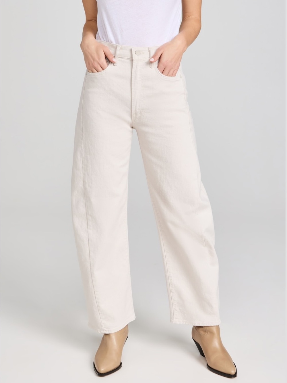 MOTHER Halfpipe Ankle Jeans in Act Natural